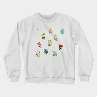 Vintage flowers botanical Crewneck Sweatshirt